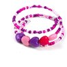 PULSERA EN ESPIRAL DE BOLITAS DE COLORES - MODELOS SURTIDOS