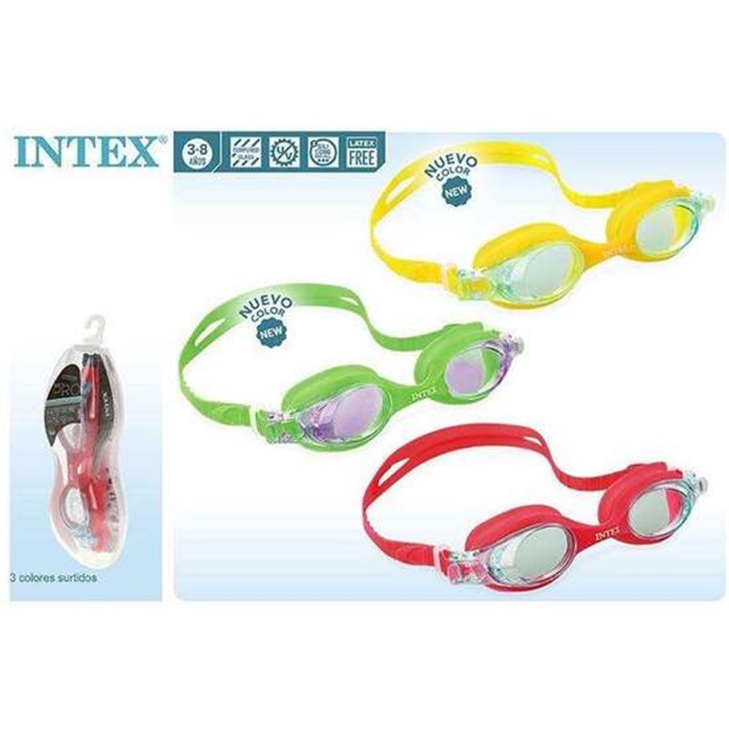 LENTE NATACION SILICONA NIÑOS PRO TEMA GOGGLES (3/8 AÑOS) - MODELOS SURTIDOS