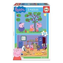 2 PUZZLES DE 48 PIEZAS PEPPA PIG "COSY CORNER"