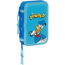 PLUMIER DOBLE PQÑO 28 PCS DONALD INFANTIL