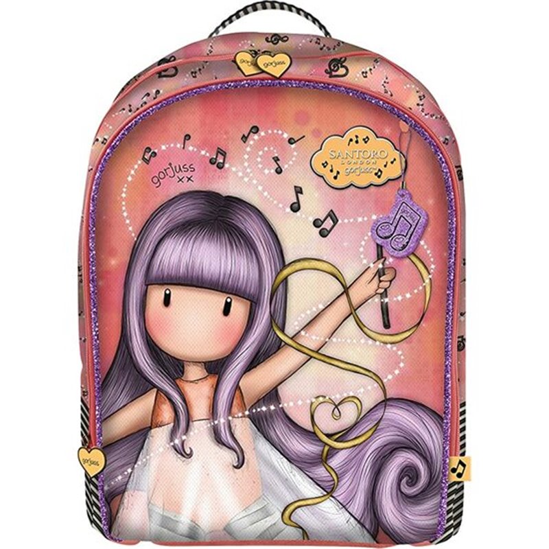 MOCHILA ACOLCHADA GORJUSS "LITTLE DANCER"