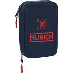 PLUMIER DOBLE PQÑO 28 PCS MUNICH "FLASH"