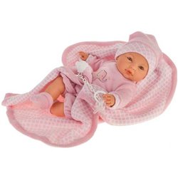 MUÑECA BIMBA TOQUILLA ROSA 37 CM.