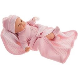 MUÑECA BIMBA TOQUILLA ROSA 37 CM.