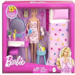 MUÑECA + DORMITORIO BARBIE