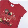 PIJAMA CORTO SINGLE JERSEY PUNTO HARRY POTTER DARK RED