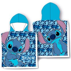 PONCHO TOALLA STITCH DISNEY MICROFIBRA