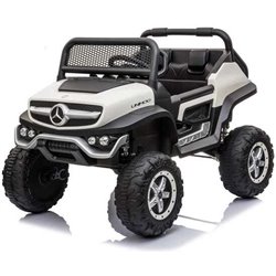 COCHE MERCEDES UNIMOG BATERIA 12V MINI 108 X 68 X 88CM RUNRUNTOYS