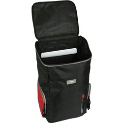 MOCHILA MULTISPORTS PARA PORTATIL 13,3" SAFTA "BLACK-RED"