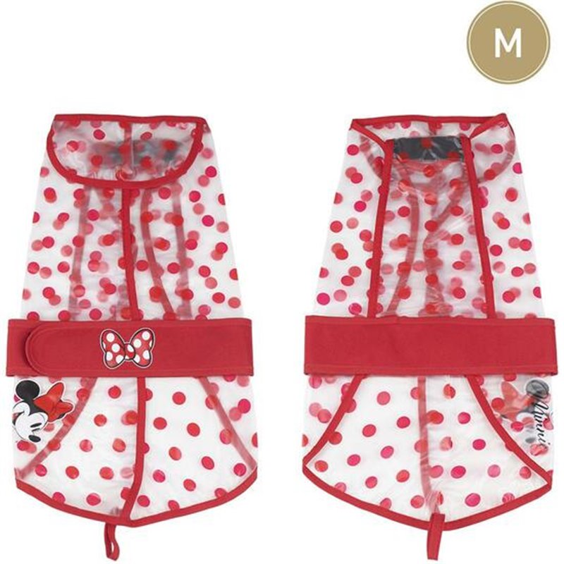 IMPERMEABLE AJUSTABLE PARA PERRO M MINNIE RED