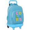 MOCHILA GDE. C/RUEDAS COMPACT EXTRAIBLE BENETTON "SPRING"