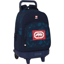 MOCHILA GDE. C/RUEDAS COMPACT EXTRAIBLE ECKO UNLTD. "PEAKS"