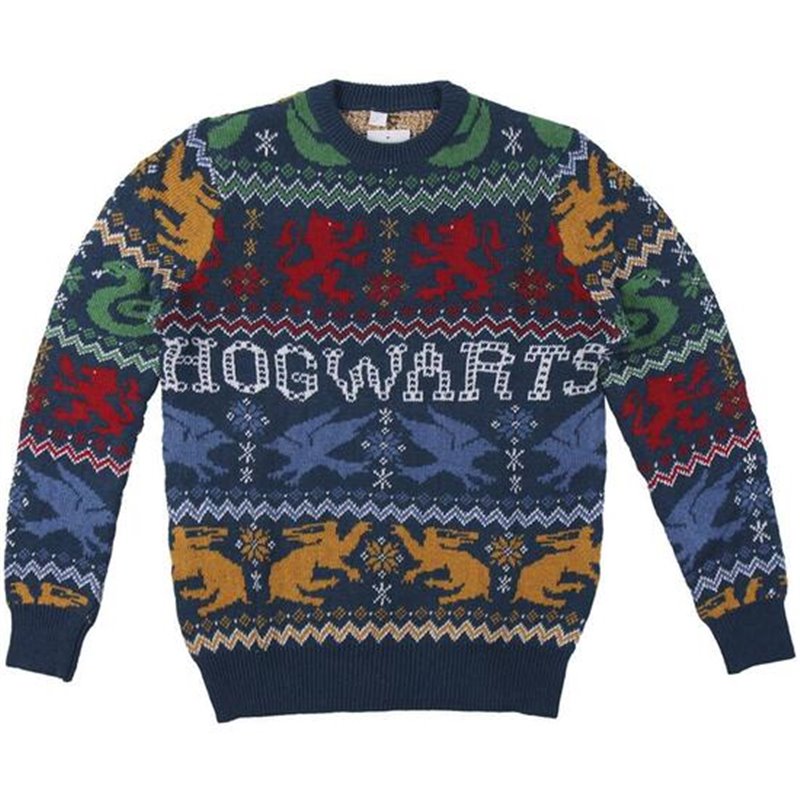 JERSEY PUNTO NAVIDEÑO HARRY POTTER BLUE