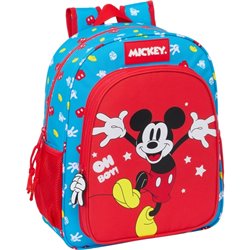 MOCHILA JUNIOR ADAPT.CARRO MICKEY MOUSE "FANTASTIC"