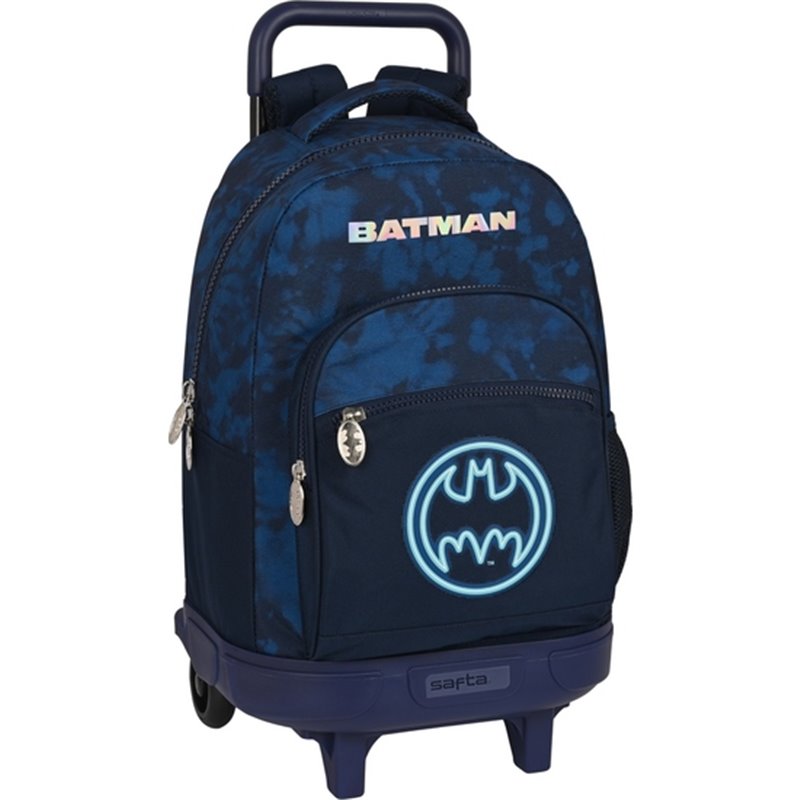 MOCHILA GDE. C/RUEDAS COMPACT EXTRAIBLE BATMAN "LEGENDARY"