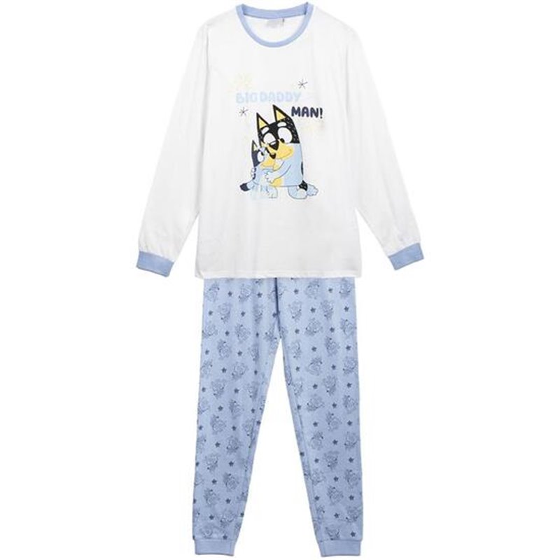 PIJAMA LARGO SINGLE JERSEY BLUEY