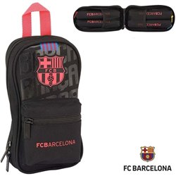 BARÇA BLACK ESTUCHE+4 PORTATODOS 12X23X5