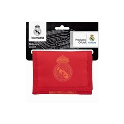 BILLETERA CON CABECERA REAL MADRID "RED"