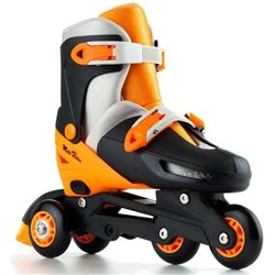 PATINES 4 EN LINEA NARANJA AJUSTABLE TALLA M (35/38)