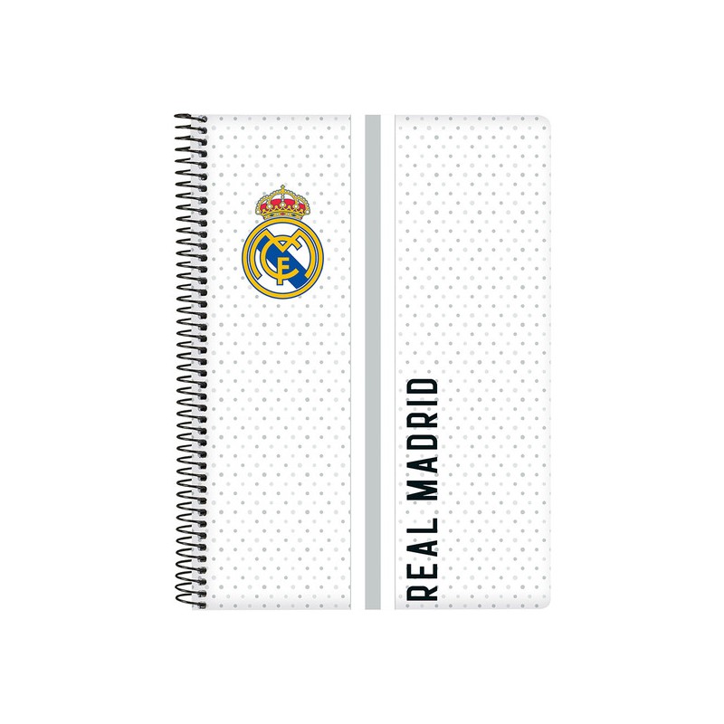 LIBRETA CUARTO 80 H. TAPAS DURAS REAL MADRID 1ª EQUIP. 24/25