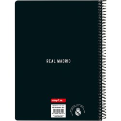 LIBRETA CUARTO 80 H. TAPAS DURAS REAL MADRID 1ª EQUIP. 24/25