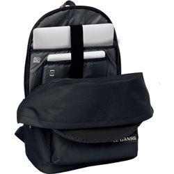 MOCHILA DOBLE PARA PORTATIL 15,6"+USB EL GANSO BASICS "NEGRO"