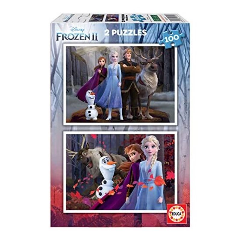 2 PUZZLES DE 100 PIEZAS FROZEN "BELIEVE"