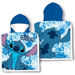 PONCHO TOALLA STITCH DISNEY MICROFIBRA