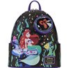 MOCHILA 35TH ANNIVERSARY LA SIRENITA DISNEY LOUNGEFLY 26CM