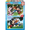 MICKEY&FRIENDS PUZZLE DOBLE 2X48