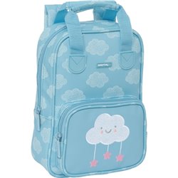 MOCHILA INFANTIL CON ASAS FACIL LIMPIEZA SAFTA PREESCOLAR "NUBE"