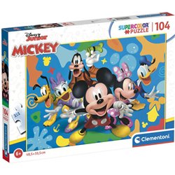 PUZZLE MICKEY AND FRIENDS DISNEY 104PZS