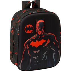 MOCHILA GUARDERIA 3D BOLSILLO RED BATMAN