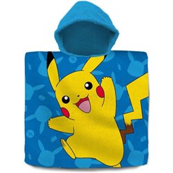 PONCHO TOALLA POKEMON ALGODON