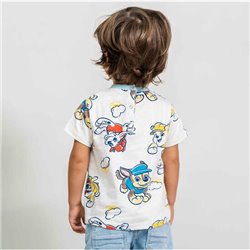 CAMISETA CORTA SINGLE JERSEY PAW PATROL BEIGE