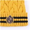 GORRO TRICOT POMPOM HARRY POTTER HUFFLEPUFF MUSTARD