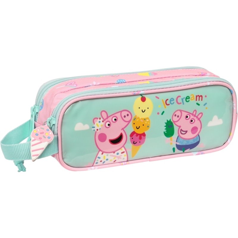 PORTATODO DOBLE PEPPA PIG "ICE CREAM"