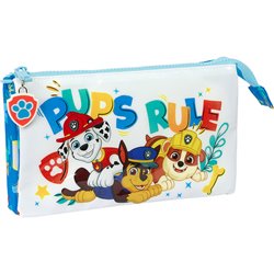 PORTATODO TRIPLE PAW PATROL "PUPS RULE"