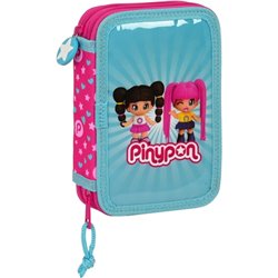 PLUMIER DOBLE PQÑO 28 PCS PINYPON