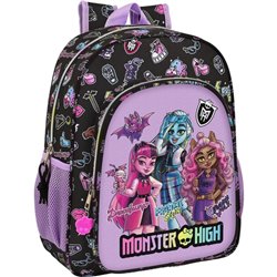 MOCHILA JUNIOR ADAPT.CARRO MONSTER HIGH "CREEP"