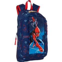 MINI MOCHILA CREMALLERA VERTICAL SPIDER-MAN "NEON"