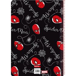 LIBRETA FOLIO 80 H. TAPAS DURAS SPIDER-MAN "HERO"