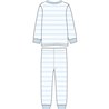 PIJAMA LARGO VELOUR COTTON BLUEY