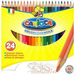 LAPICES DE COLORES CARIOCA MADERA 24UND.