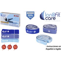 KIT 3 BANDAS DIF.RESISTENCIAS LONGFIT SPORT