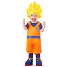 DISFRAZ GOKU BABY CON BODY, PELUCA TEXTIL Y CUBRE BOTAS TALLA 12-24 M