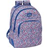 MOCHILA GRANDE "FLORES COIMBRA AZUL"