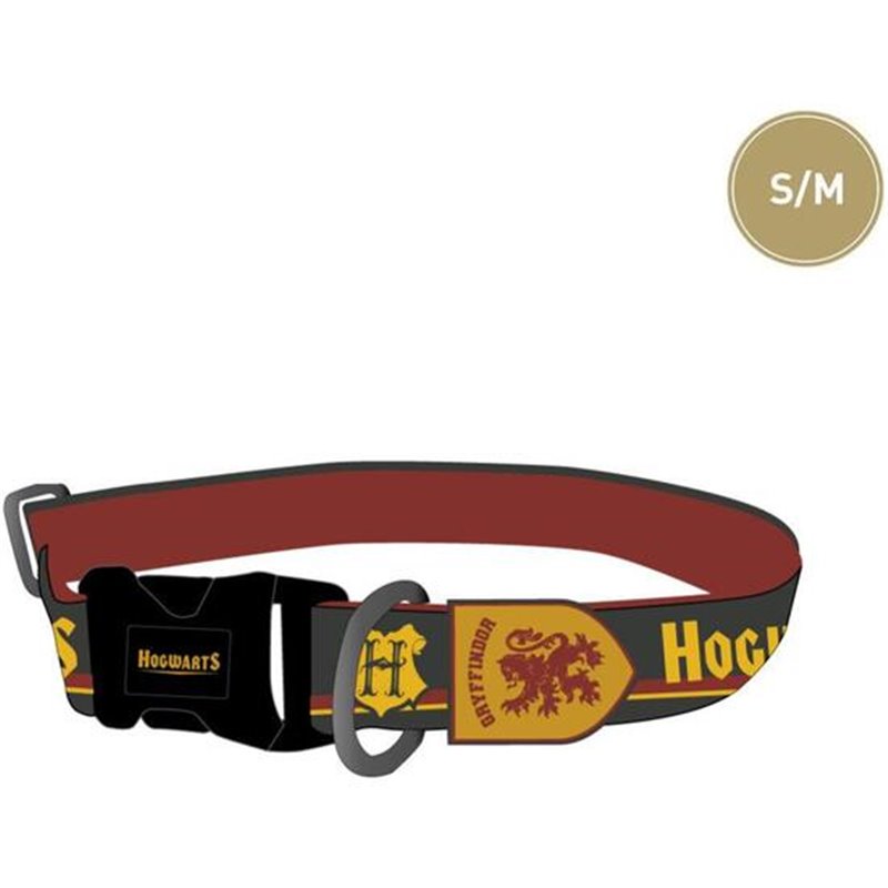 COLLAR PREMIUM PARA PERROS S/M HARRY POTTER GRYFFINDOR