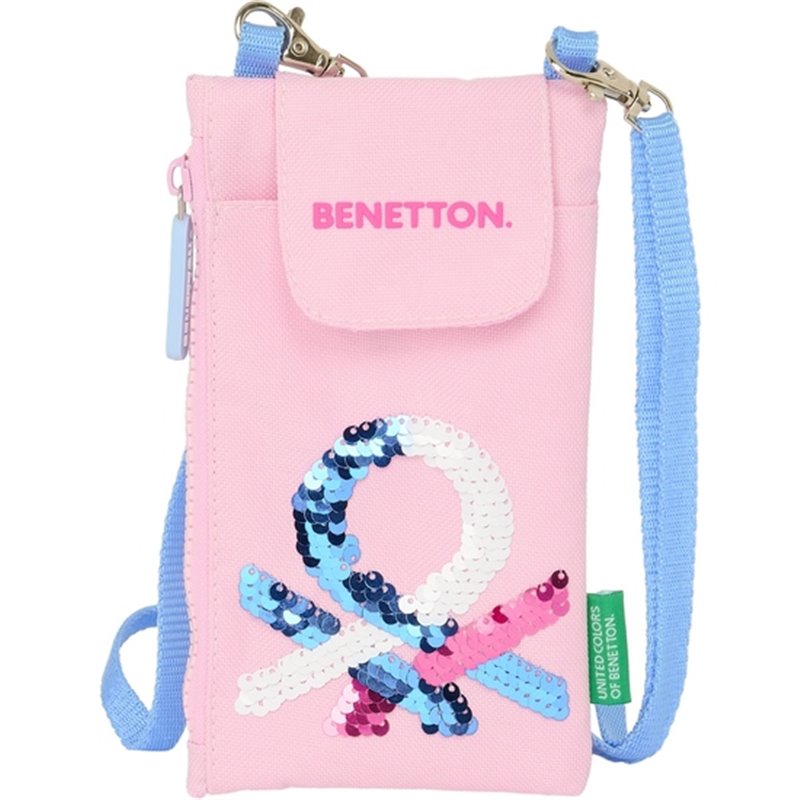 MONEDERO PORTAMOVIL BENETTON "PINK"