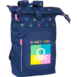 MOCHILA SOLAPA PARA PORTATIL 15,6 BENETTON "COOL"